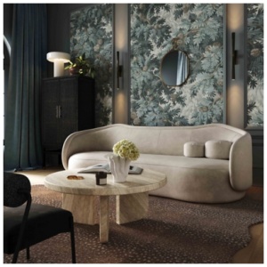 TOV Furniture Circe Sofa, Taupe