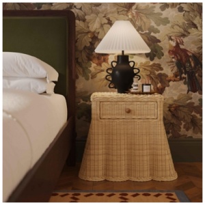 TOV Furniture Pentra 25" 1 Drawer Nightstand, Natural