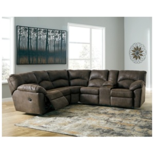 Tambo 2-Piece Manual Reclining Sectional, Canyon