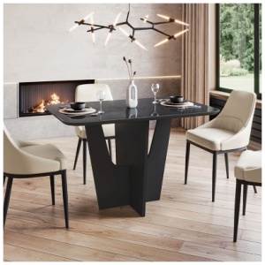 Techni Home Dining Table, Black
