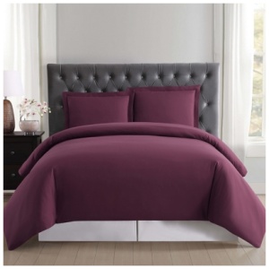 Truly Soft 2-Piece Twin XL Comforter Set, Burgundy