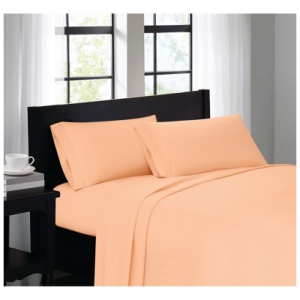 Truly Soft 3-Piece Full Sheet Set, Peach