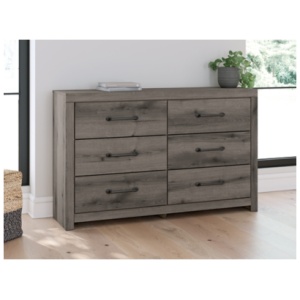 Urbanoore 6 Drawer Dresser, Brown Gray