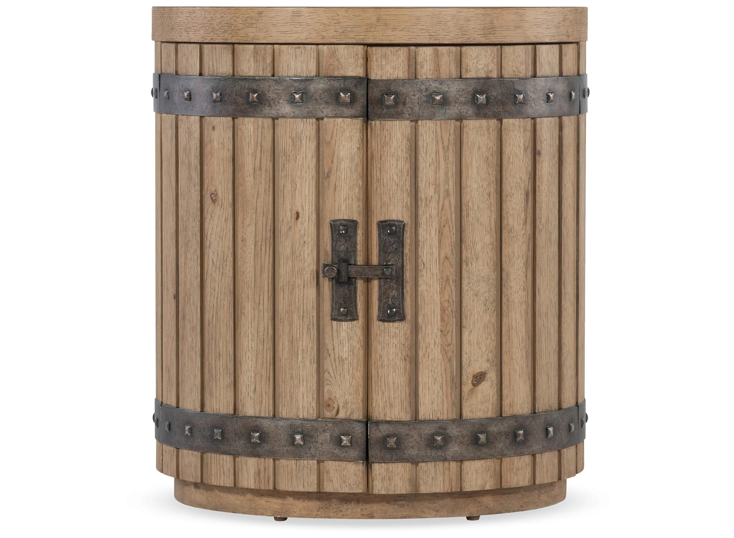 Vineyard Row Wine Barrel End Table