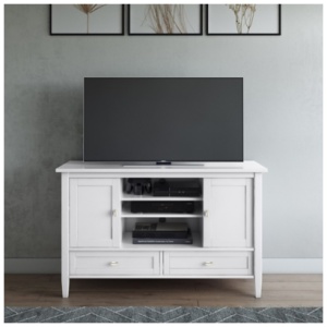 Warm Shaker 47" TV Stand, White