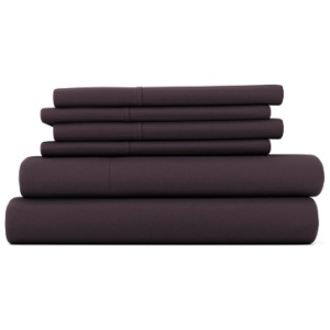 iEnjoy Home Luxury Ultra Soft King Bed Sheet Set, Purple