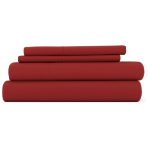 iEnjoy Home Premium Ultra Soft California King Bed Sheet Set, Burgundy