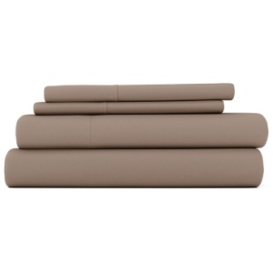 iEnjoy Home Premium Ultra Soft Full Bed Sheet Set, Taupe