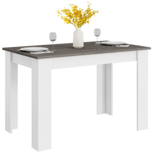 47 Inches Dining Table for Kitchen and Dining Room-Dark Gray