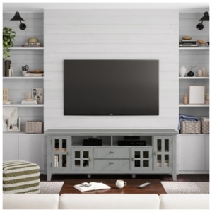 Artisan 72" TV Stand, Fog Gray