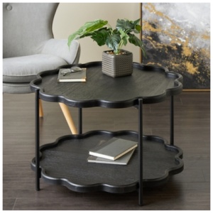 Bayberry Lane Solid Coffee Table, Black