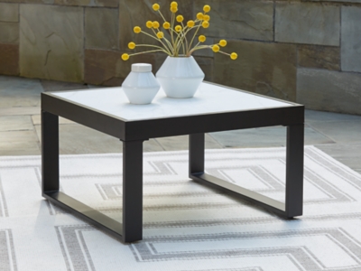 Beachloft Outdoor Coffee Table, Black/Gray