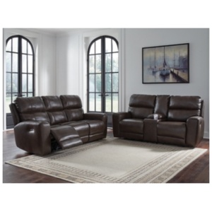 Beadel Sofa and Loveseat, Smoke