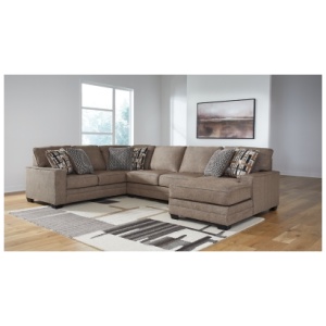 Cannonbrook Sectional with Chaise, Nutmeg