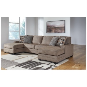 Cannonbrook Sectional with Chaise, Nutmeg