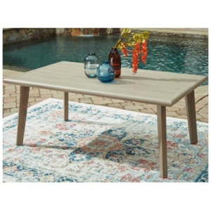 Carisbo Outdoor Dining Table, Beige