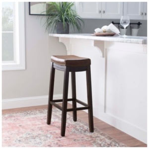 Claridge Counter Height Bar Stool , Cognac