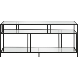 Cortland TV Stand with Glass Shelves