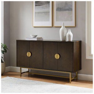 Crosley Furniture Blair Sideboard, Dark Brown