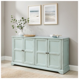Crosley Furniture Holbrook Sideboard, Distressed Blue