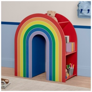 Delta Children 35" Rainbow Bookcase, Multi
