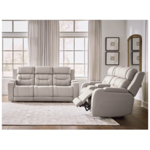 Dreamer Sofa and Loveseat, Gray