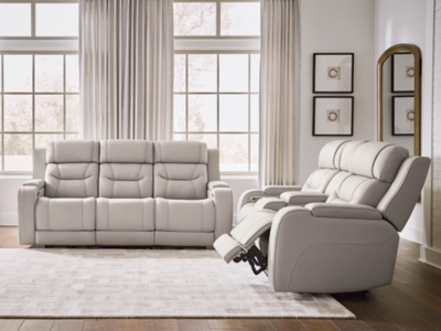 Dreamer Sofa and Loveseat, Gray