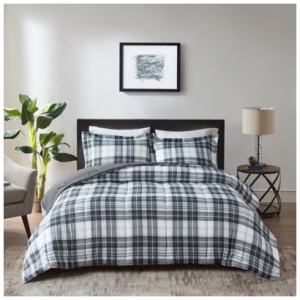 Hartford Down Alternative All Season Twin/Twin XL Comforter Set, Black/White