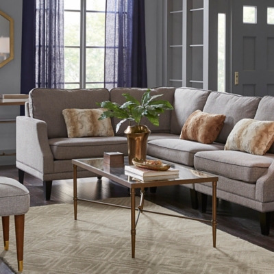 Honey Rectangle Coffee Table, Bronze