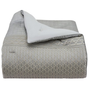 J. Queen New York Metropolitan 4 Piece King Comforter Set, Cloud