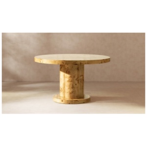 Jennifer Taylor Home Nebula Dining Table, Warm Natural Brown