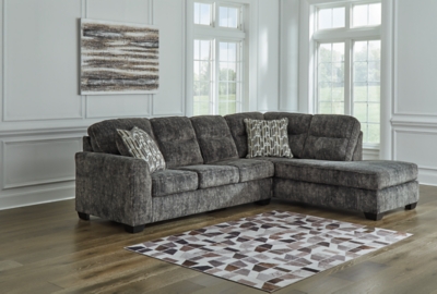Lonoke 2-Piece Sectional with Chaise, Gunmetal