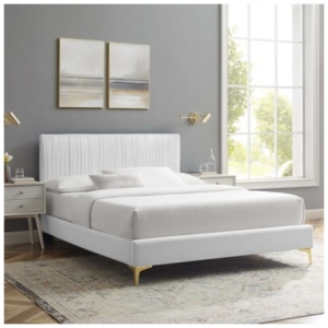 Modway Peyton Full Platform Bed, White