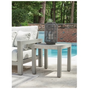 Moonlight View Outdoor End Table, Gray