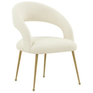Rocco Dining Chair, Cream