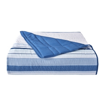 Royal Court Carson 3 Piece King/California King Quilt Set, Blue