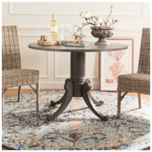 Safavieh Clarity Drop Leaf Dining Table, Gray Wash, Wood