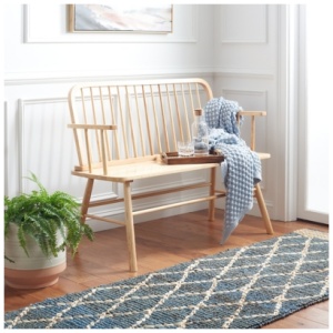 Safavieh Lucilia 19" Dining Bench, Natural