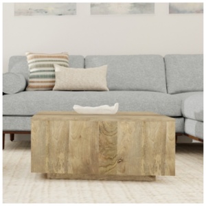 Simpli Home Lockhart Coffee Table, Natural