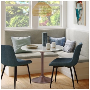 Simpli Home Osborne Dining Table, White