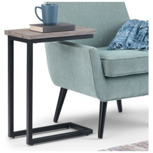 Simpli Home Skyler C Side Table, Birch