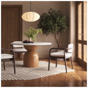 TOV Furniture Betsy Dining Chair, Cream