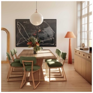 TOV Furniture Bobbie Dining Chair, Green