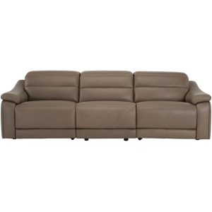 Tucker 3-pc. Triple Power Leather Sofa