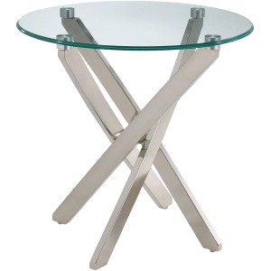 Zila 2-pc. Glass Top End Table