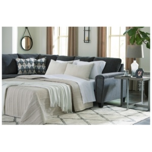 Abinger 2-Piece Sleeper Sectional with Chaise, Smoke