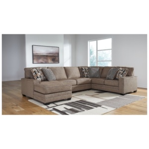Cannonbrook Sectional with Chaise, Nutmeg