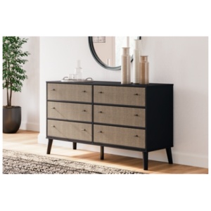 Charlang 6 Drawer Dresser, Two-tone