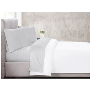 Christian Siriano NY 4 Piece King Sheet Set, Gray