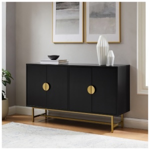 Crosley Furniture Blair Sideboard, Matte Black
